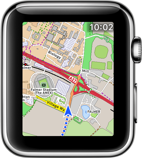 Apple watch gps navigation clearance